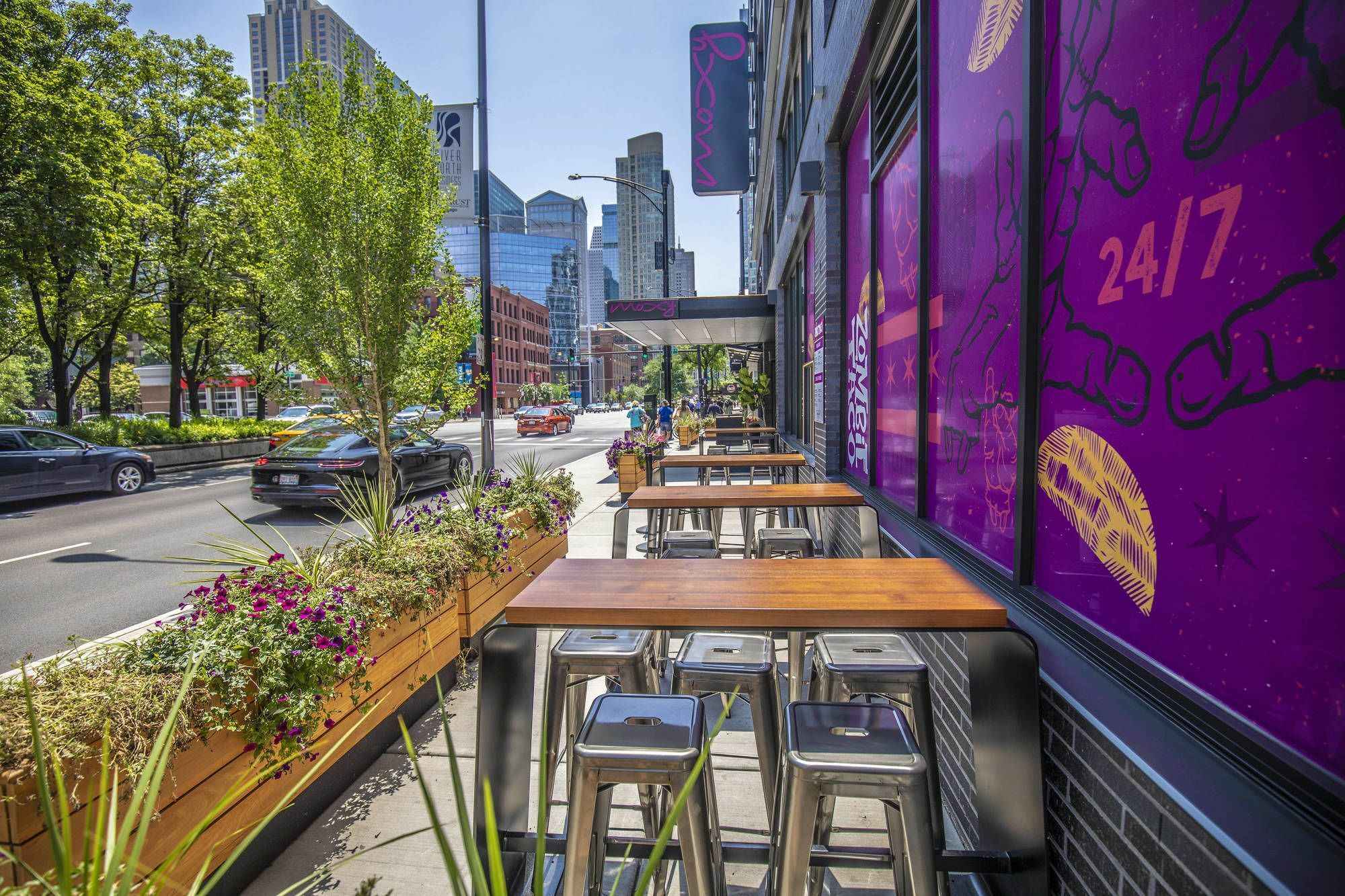 Отель Moxy Chicago Downtown Экстерьер фото
